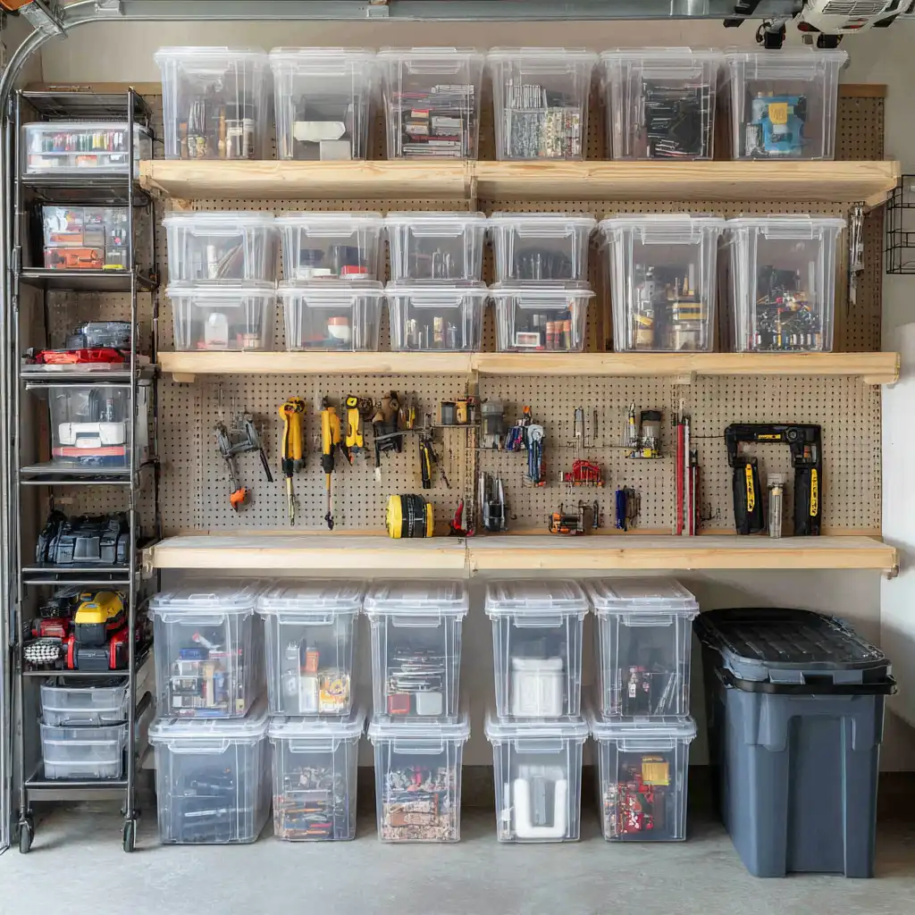 Store Small Items in Clear Containers
