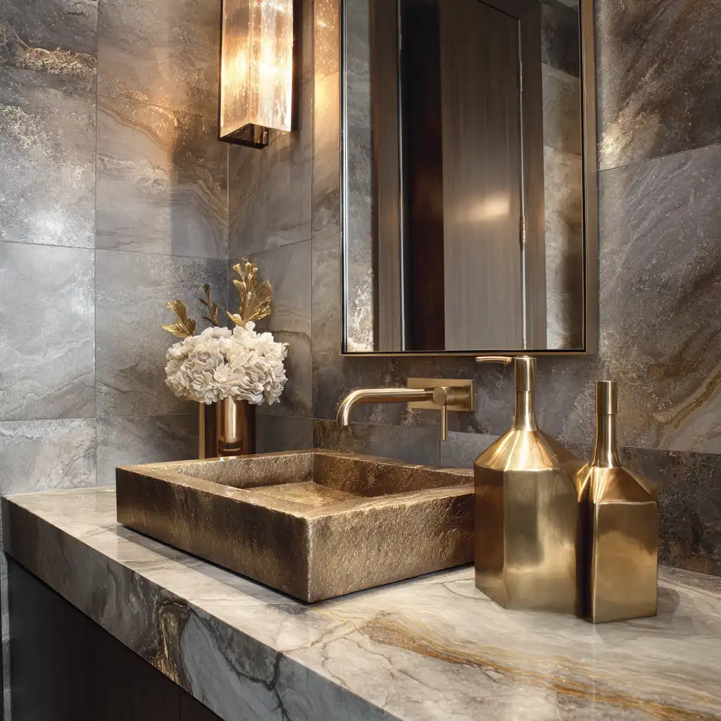 Use Metallic Accents