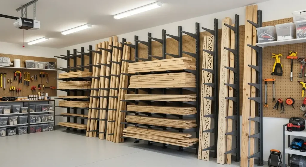 Vertical Lumber Rack
