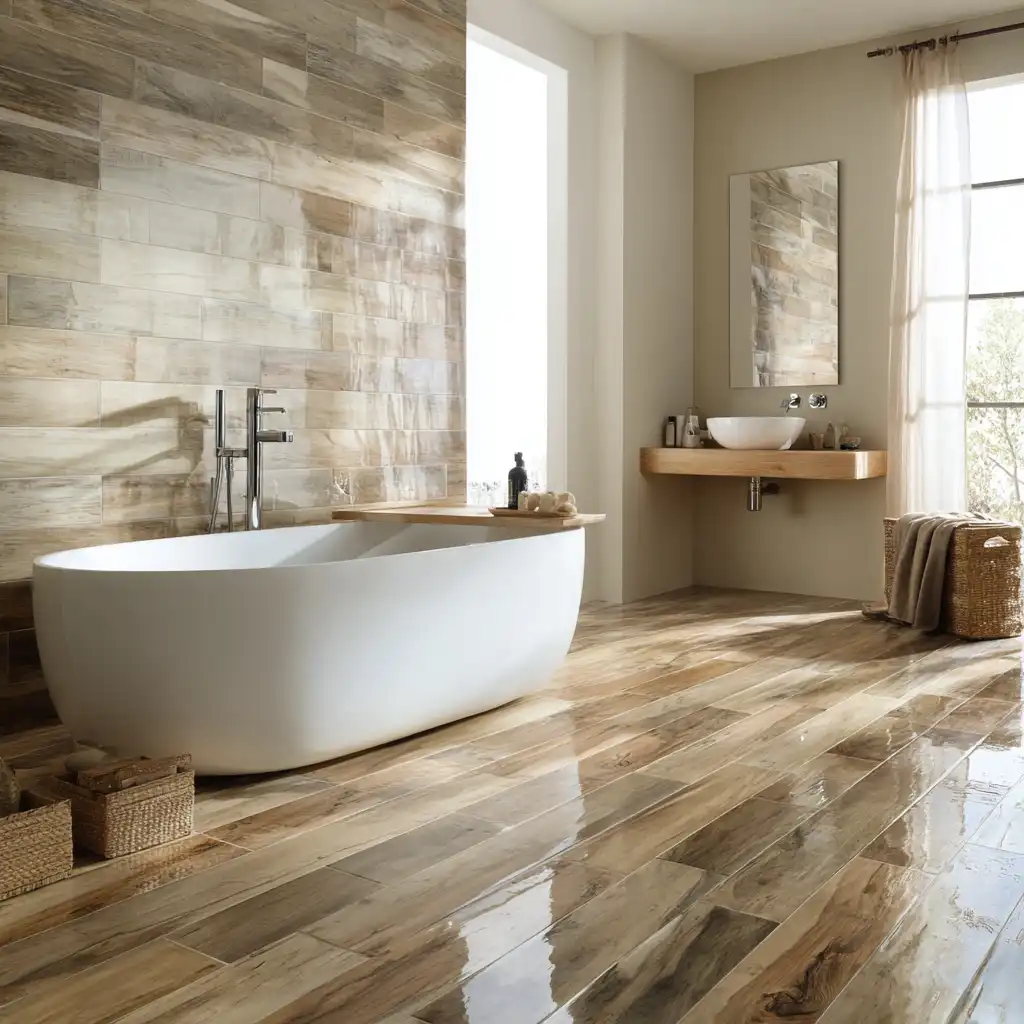 Wood-Look Porcelain Tiles