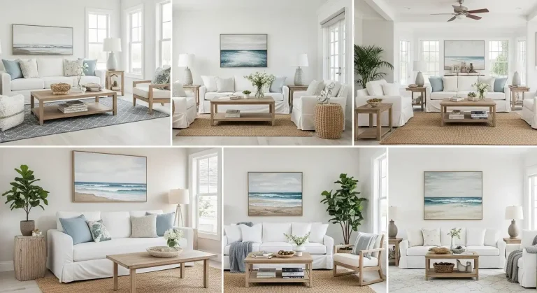 17 Contemporary Coastal Living Room Ideas