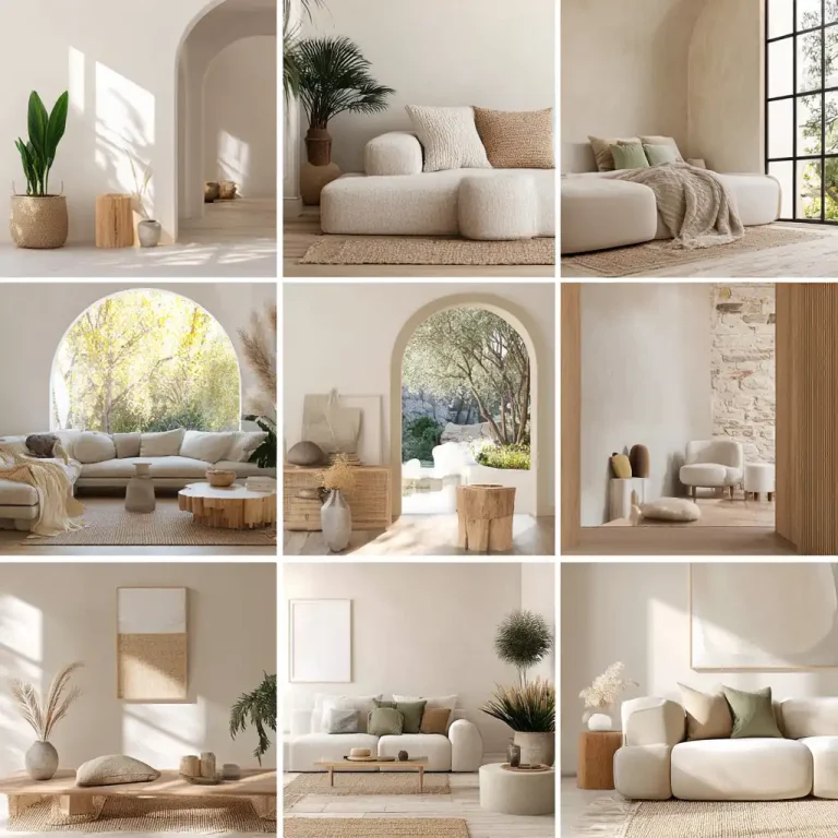 17 organic modern living room