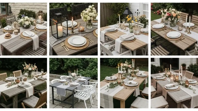 20 Outdoor Table Decor Ideas
