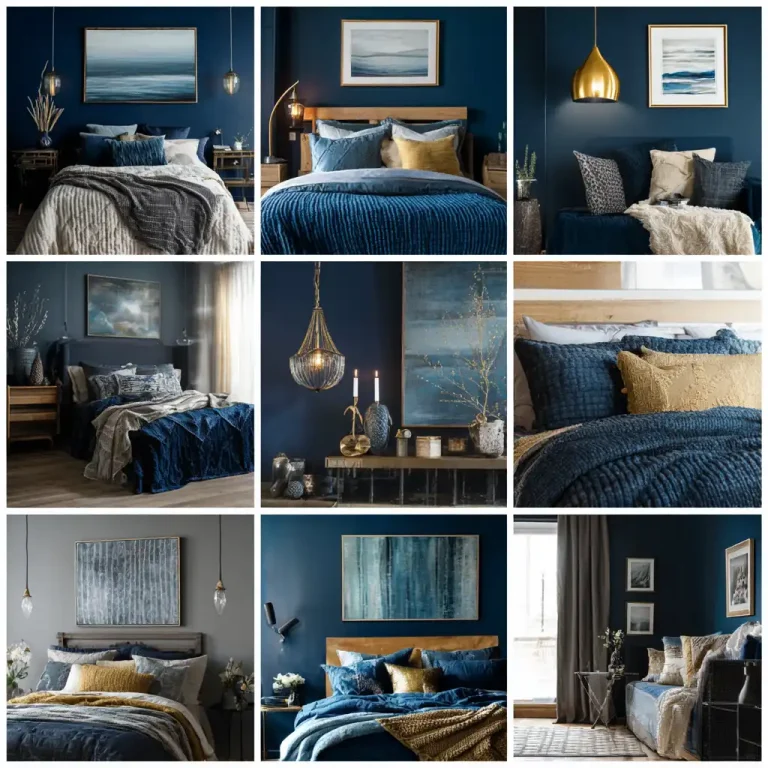 21 Navy Blue Bedroom Ideas