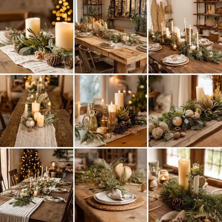 23 Rustic Christmas Table Decor