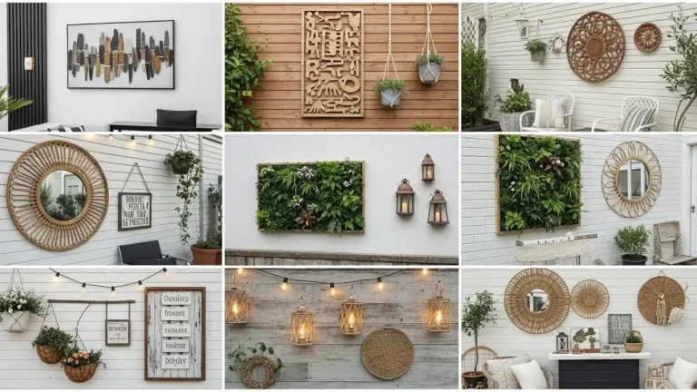 25 Outdoor Wall Decor Ideas