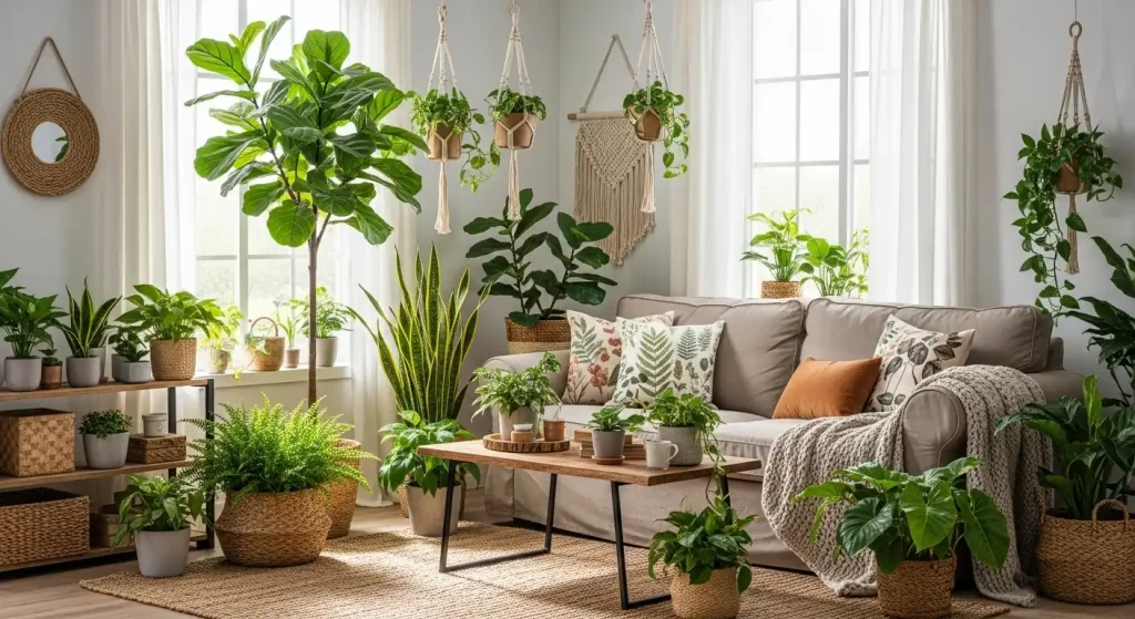 Add Greenery for Fresh, Organic Comfort