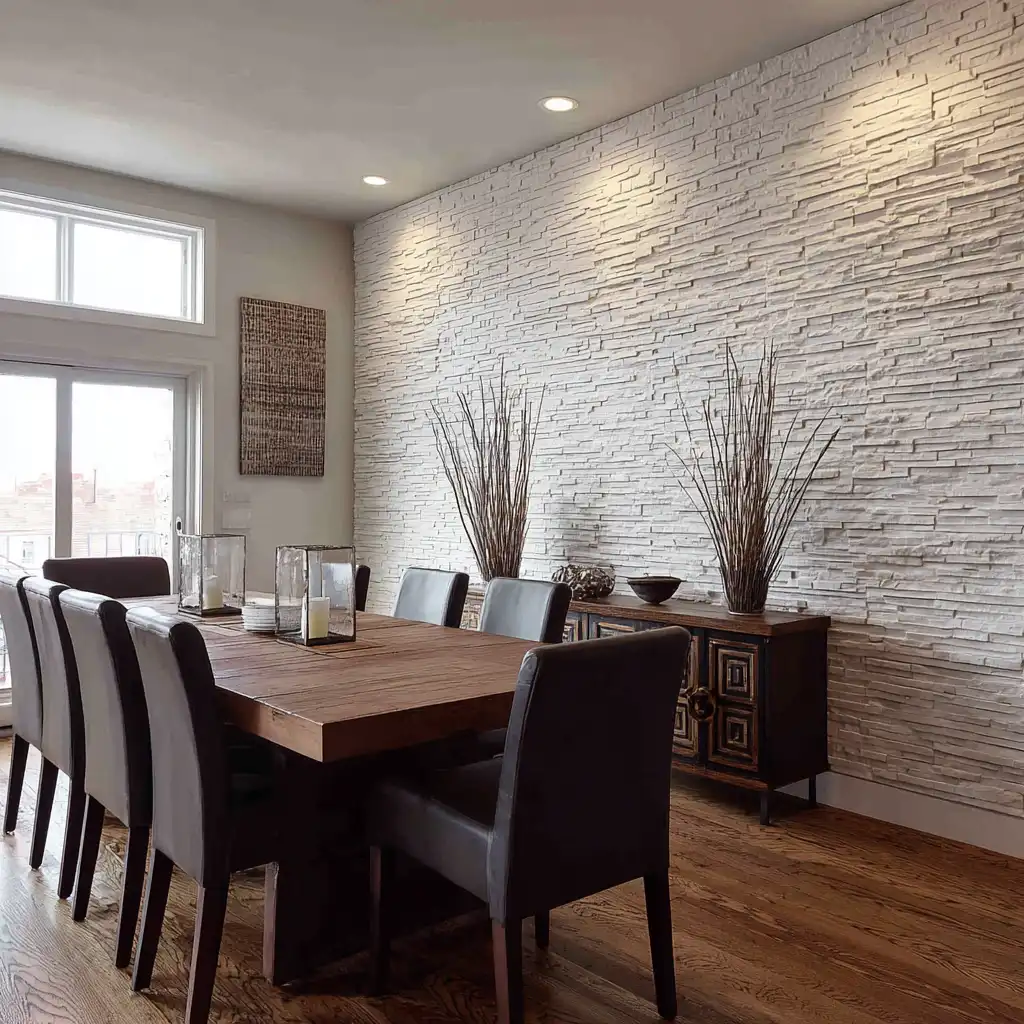 Add Textured Wall Panels for Depth