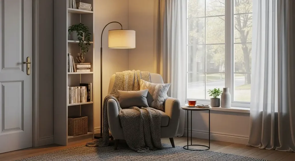  Add a Cozy Corner for Reading or Relaxing