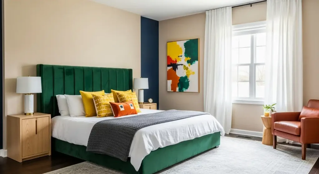 Combine Bold Colors and Neutrals