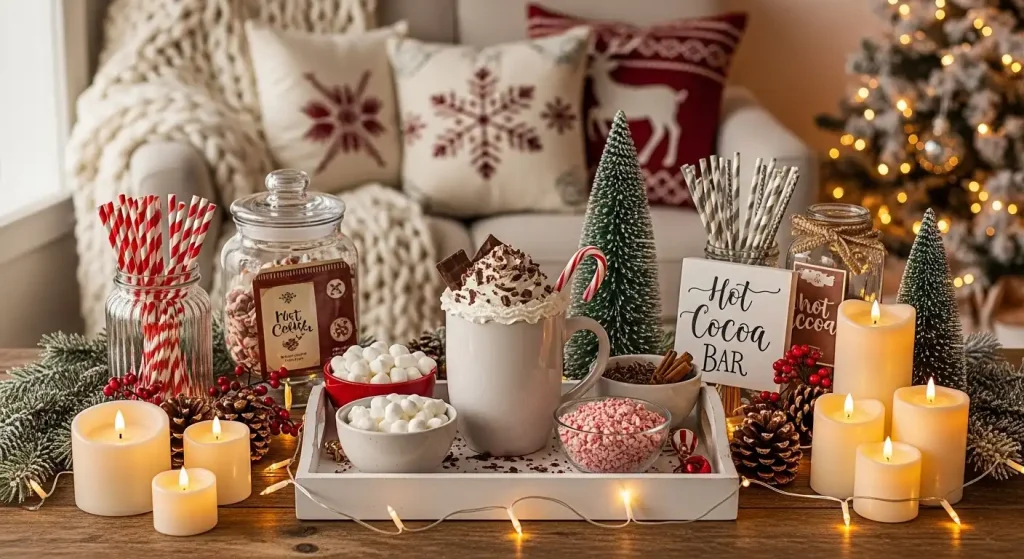 Create a Hot Cocoa Bar for a Cozy Winter Corner