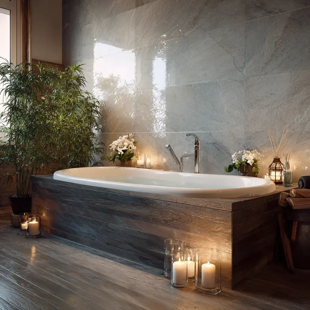 Create a Spa-Like Experience with Soft Lighting and Scents