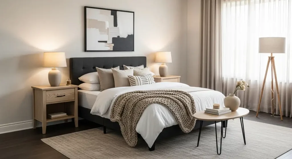 Create a Striking Focal Point with a Black Accent Wall
