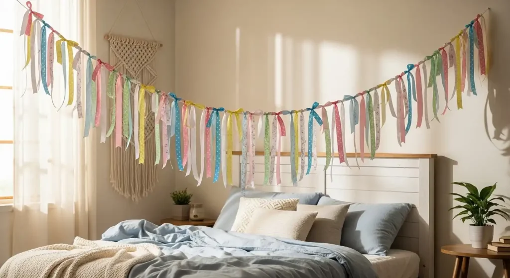 DIY Ribbon Garland