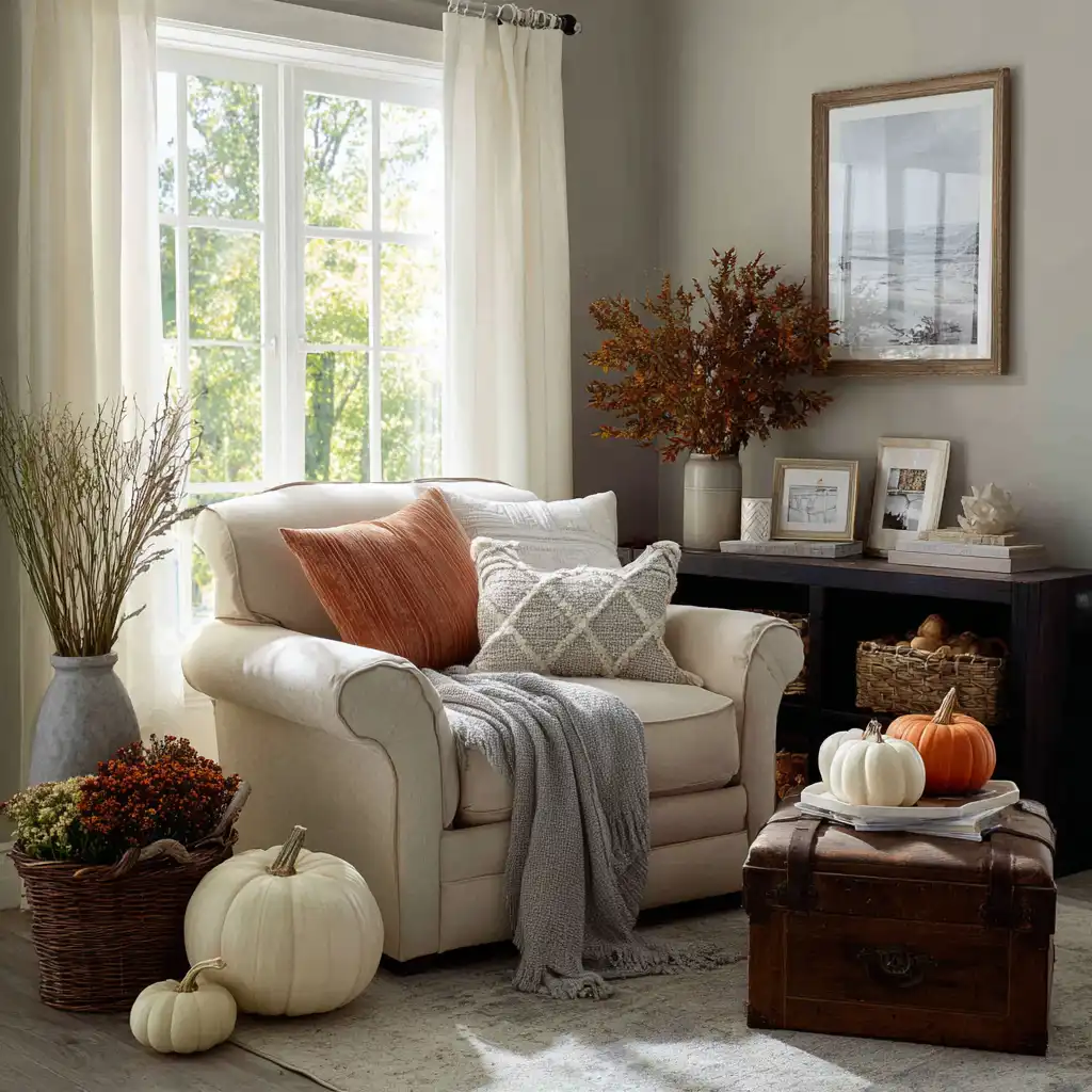 Decorate with Pumpkins and Seasonal Accents