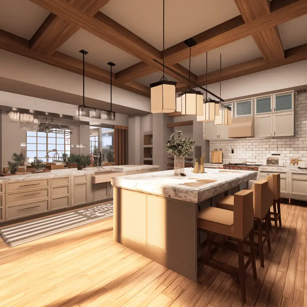 Double Island Layout for Grand Mansions