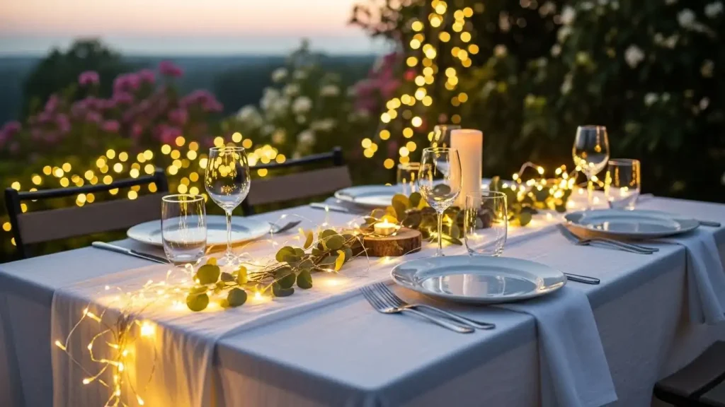 Fairy Lights for Soft Evening Elegance