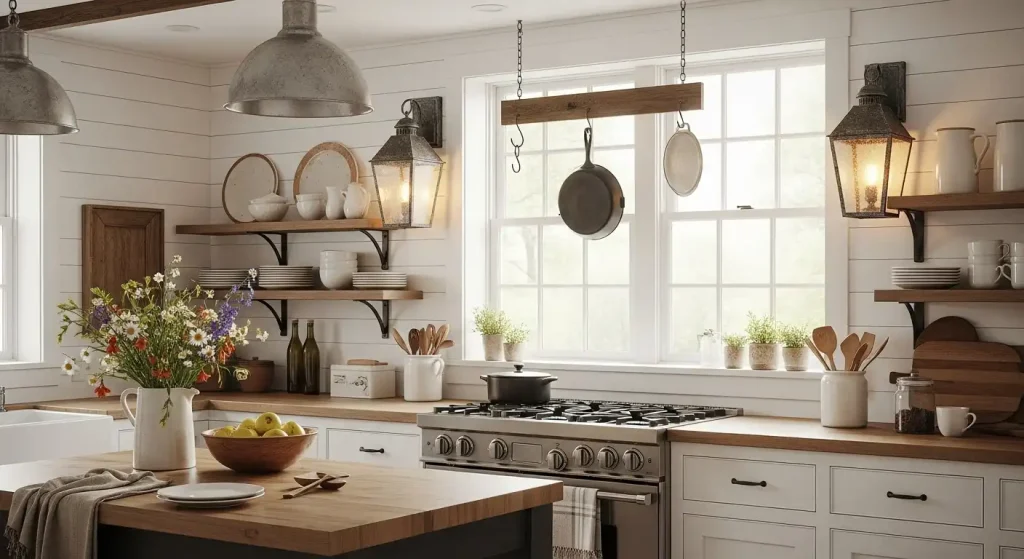 Farmhouse Wall Lanterns for Cozy Lighting
