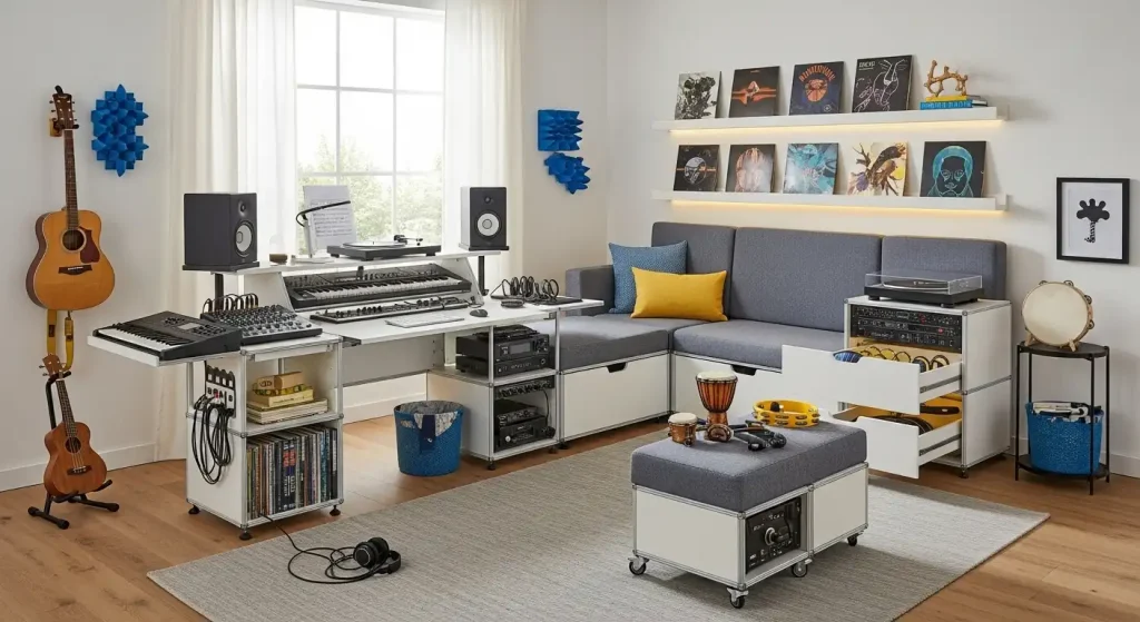 Flexible Layouts for Collaboration and Jam Sessions