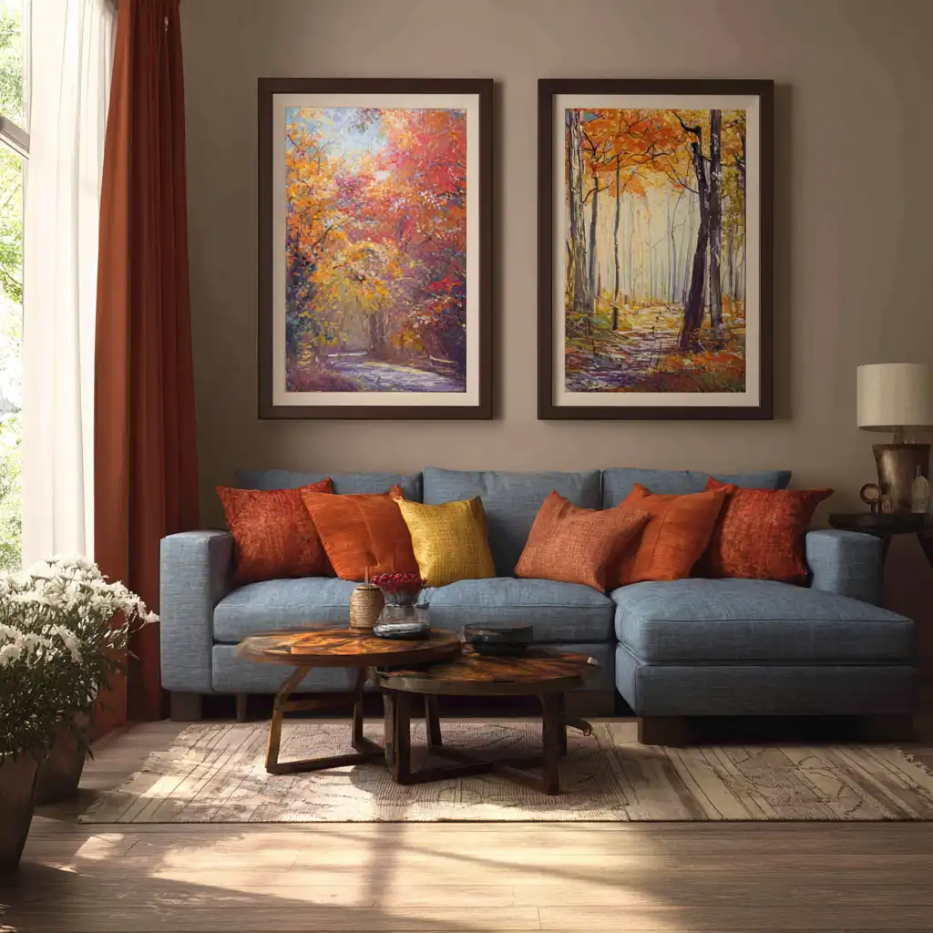  Incorporate Autumn-Themed Wall Art and Prints