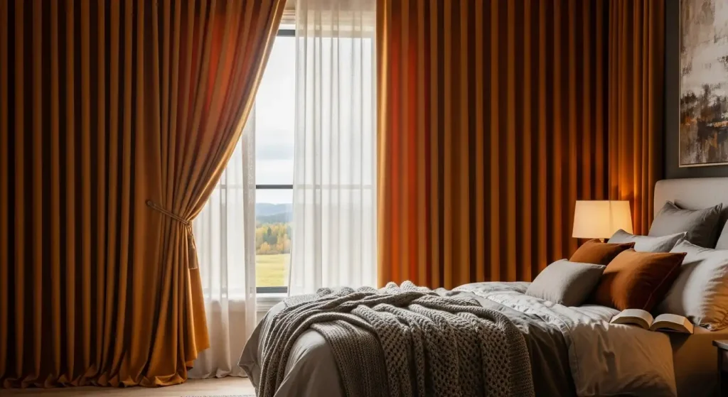 Incorporate Cozy Curtains and Drapes