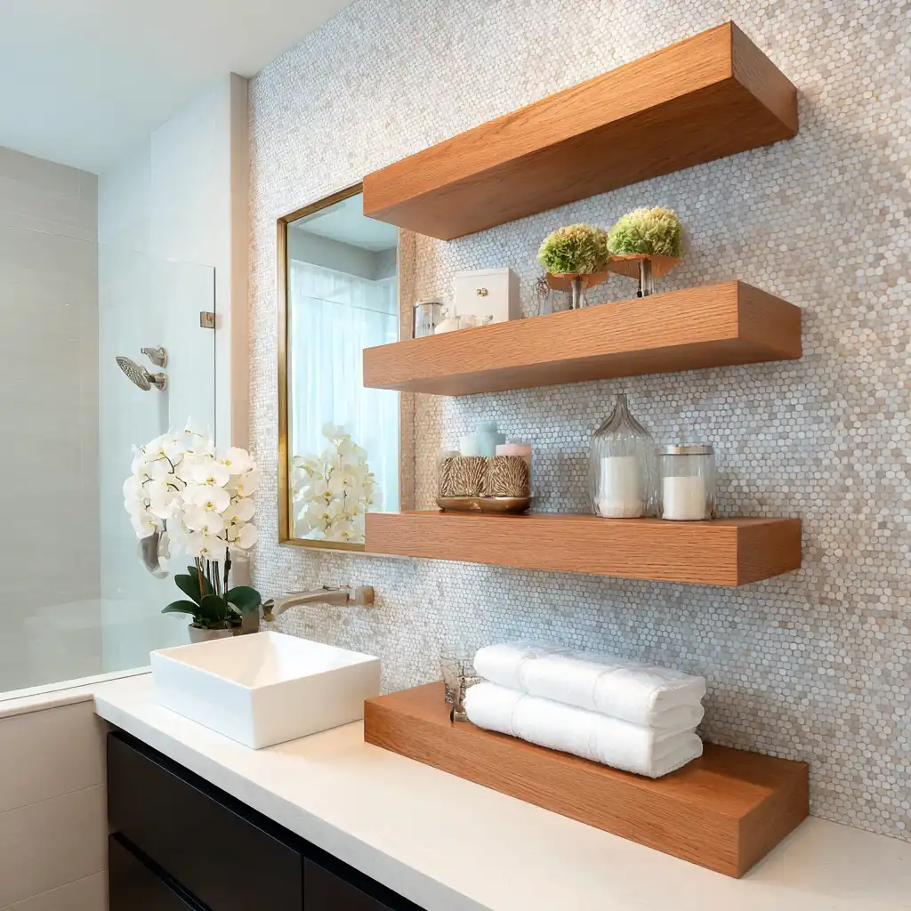  Incorporate Floating Shelves for Style and Storage