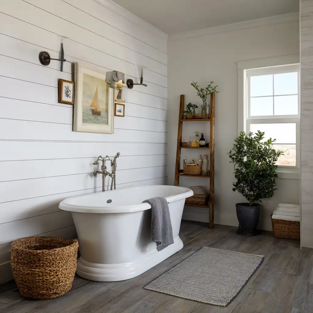 Incorporate Shiplap for a Farmhouse Feel