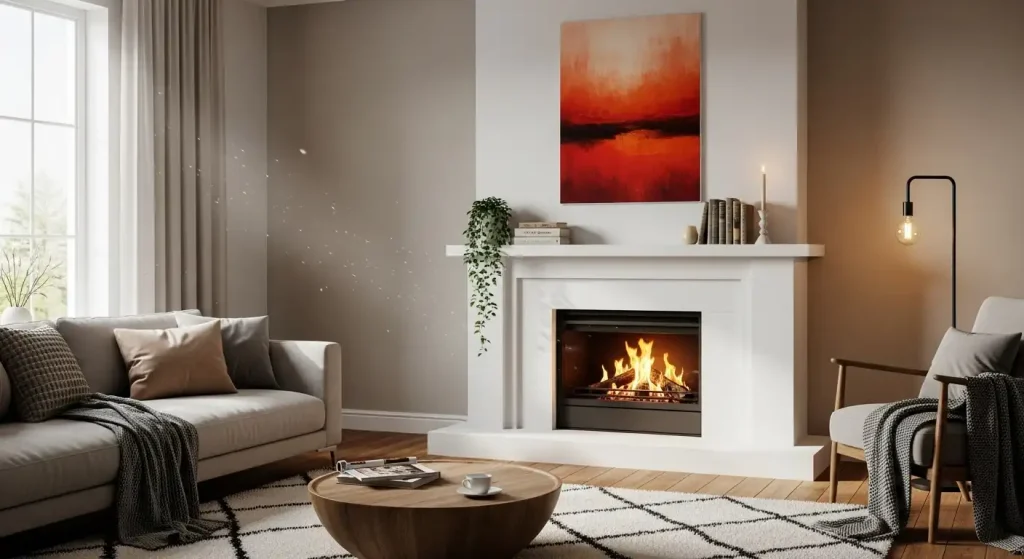 Incorporate a Fireplace or Faux Mantel