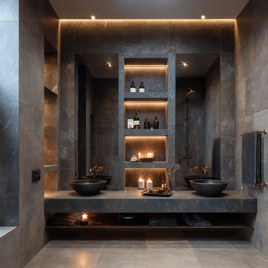 Integrate Built-In Niches and Recessed Walls