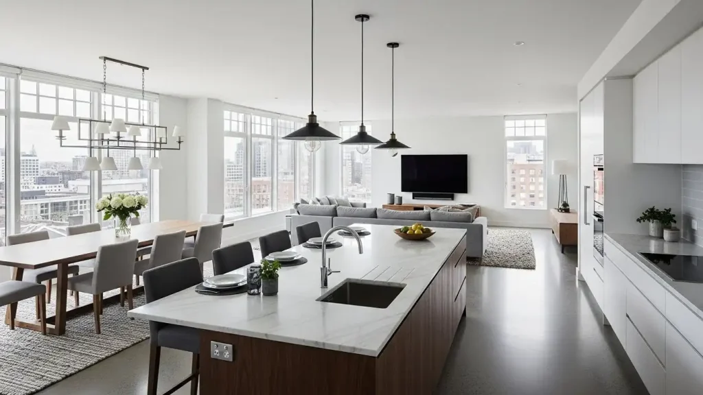 Keep the Kitchen Island as a Central Anchor