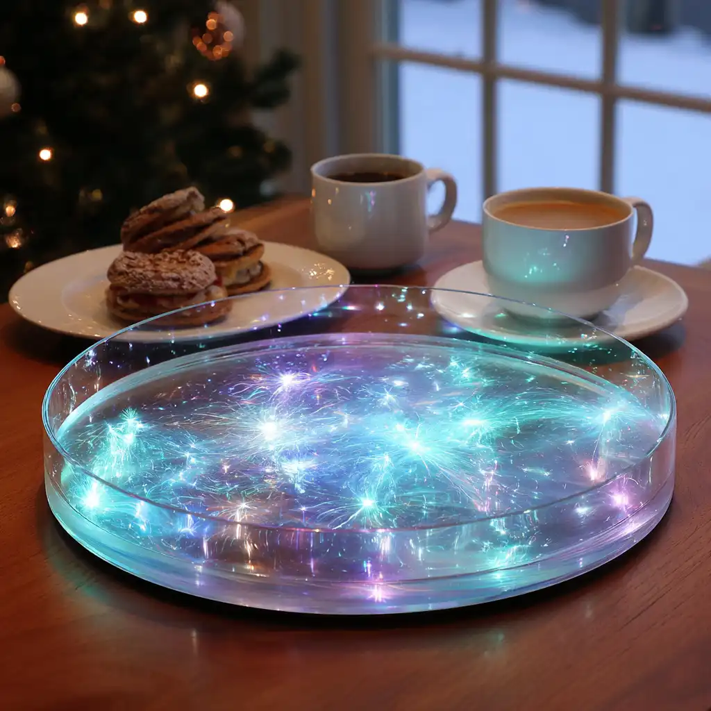  LED Light-Enhanced Tray for a Magical Glow