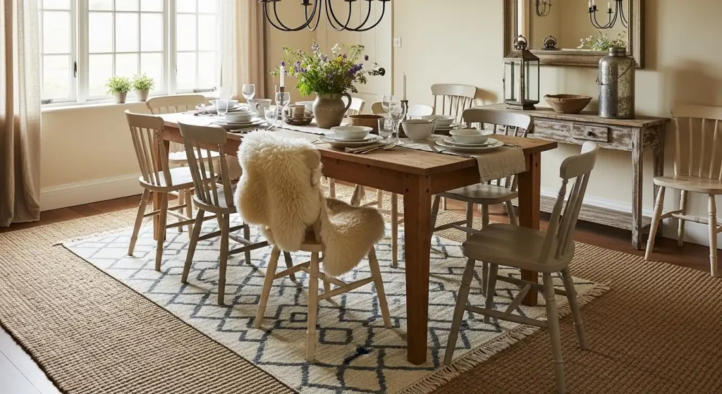 Layer Rugs for Texture and Warmth