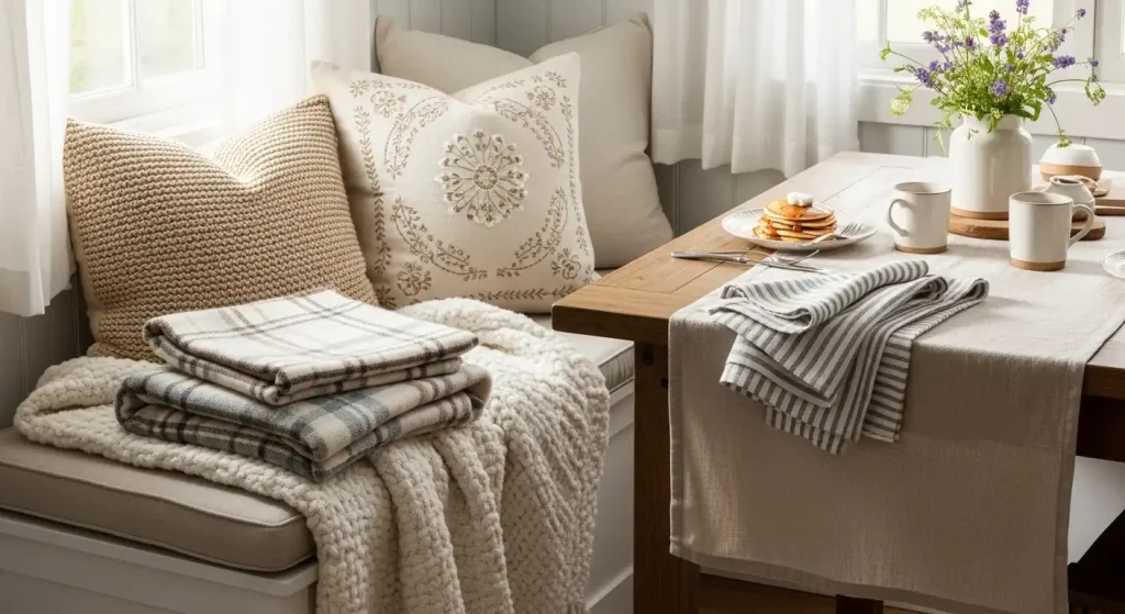  Layer Textiles for a Cozy Finish