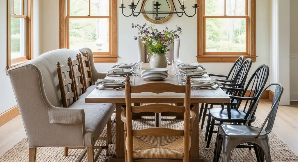 Mix and Match Seating Styles