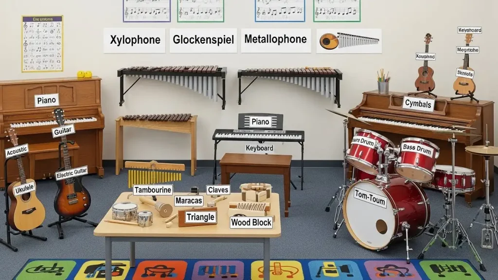 Musical Instrument Labels