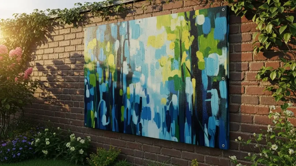 Outdoor Art Canvas with Weatherproof Coating