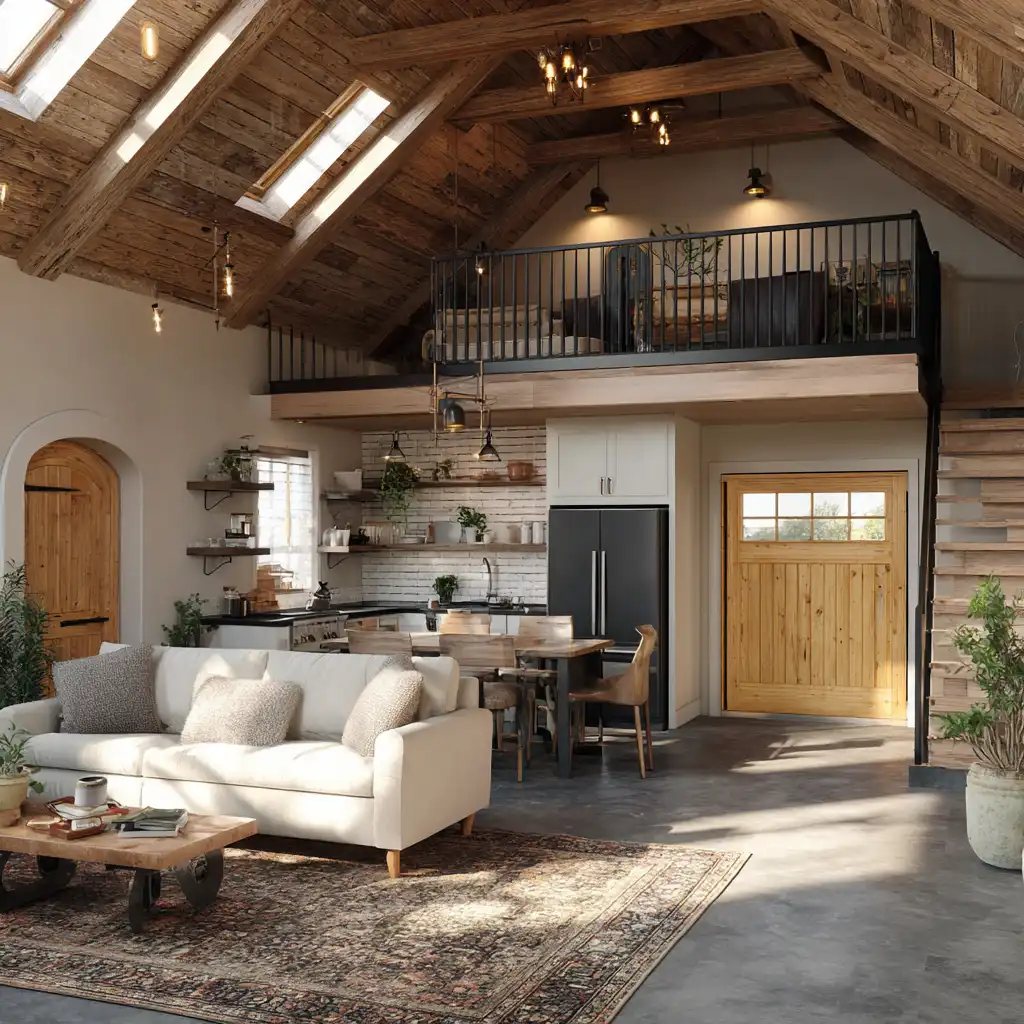 Rustic Farmhouse Garage Apartment