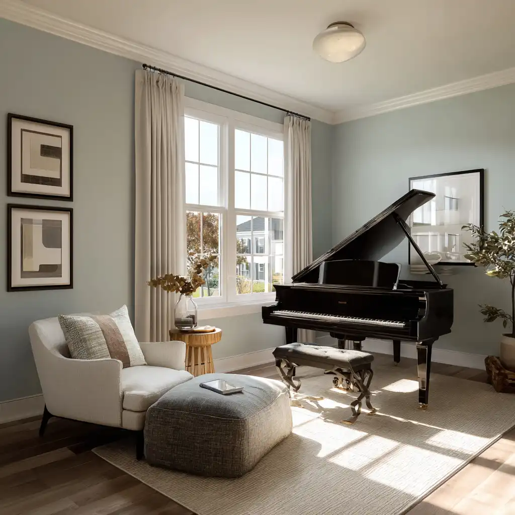 Soft Neutral Walls for a Calm and Inviting Ambiance