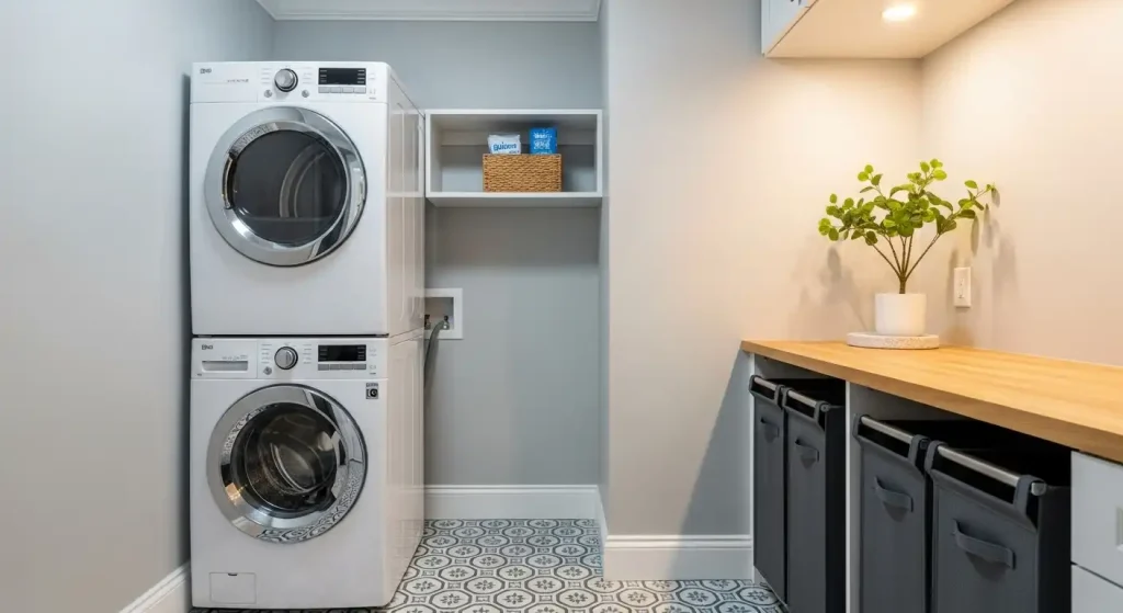 Stack Washer and Dryer for Space Efficiency