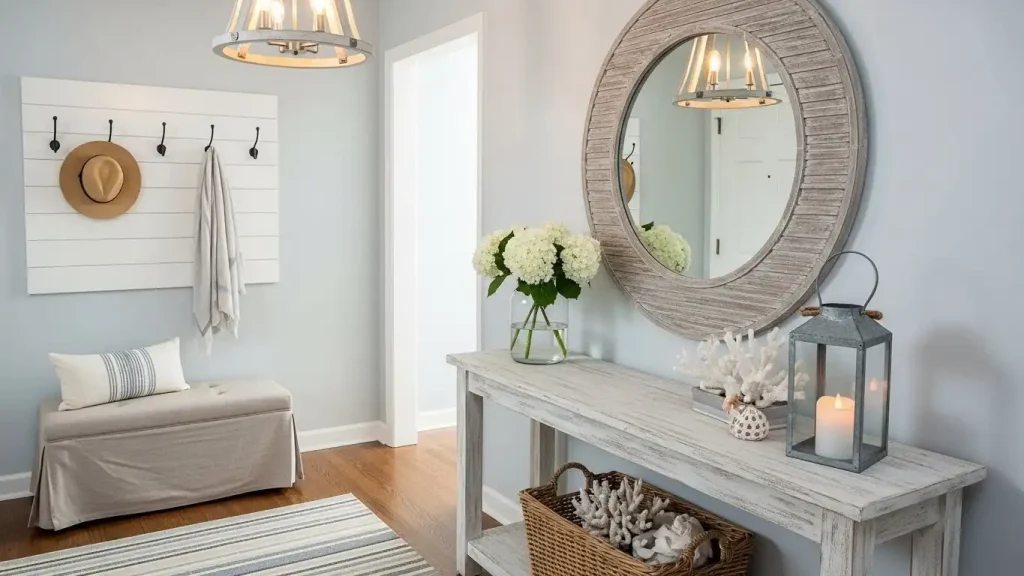 Style the Entryway with Simple Coastal Touches