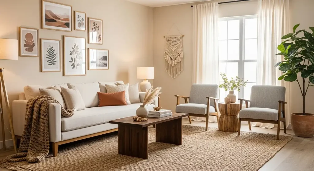 Style with Neutral Colors and Earthy Accents