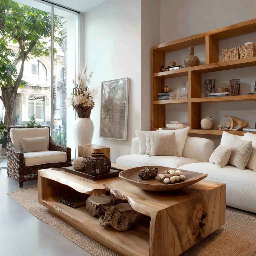  Use Natural Wood Furniture to Add Warmth and Texture to Modern Spaces