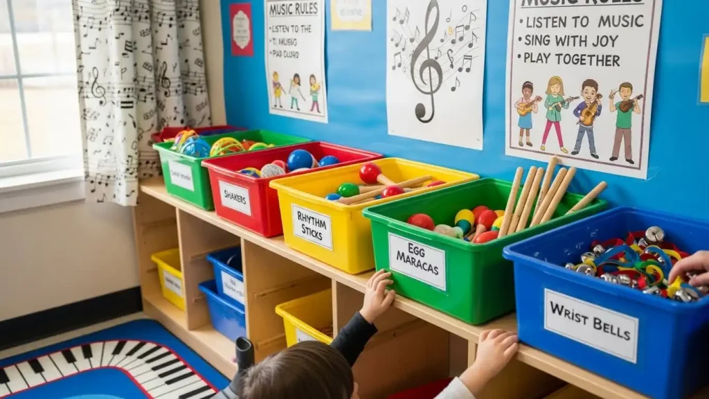  Use Storage Bins for Small Accessories