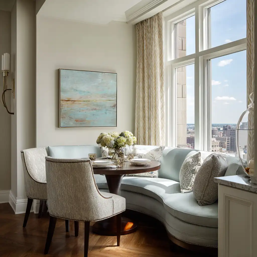  Use a Round Table to Enhance the Flow of a Tight Corner