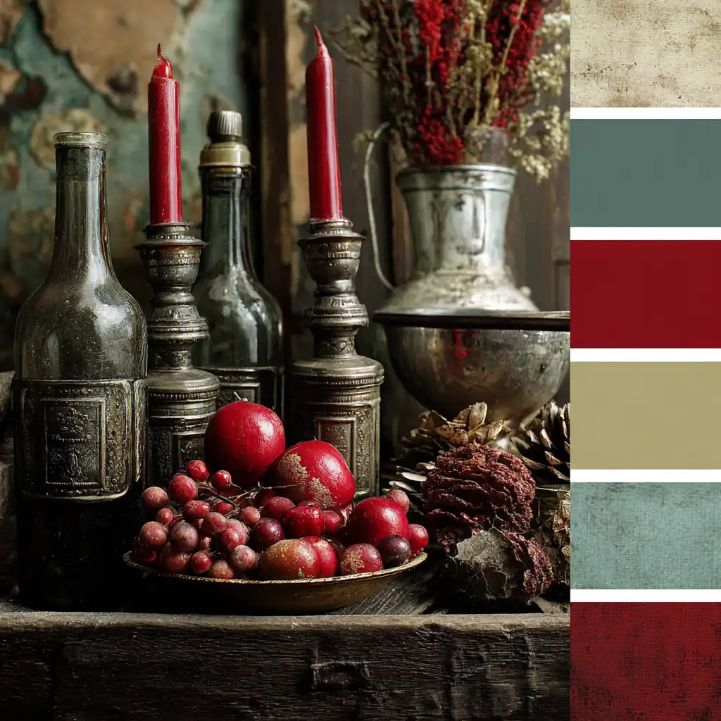 Use a Vintage-Inspired Color Palette for a Classic Holiday Look