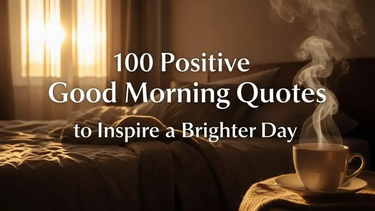100 Positive Good Morning Quotes