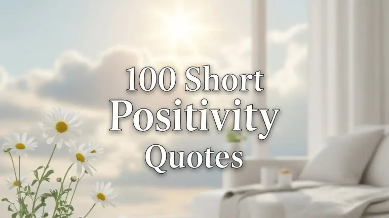 100 Short Positivity Quotes
