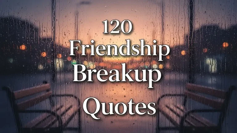 120 Friendship Breakup Quotes