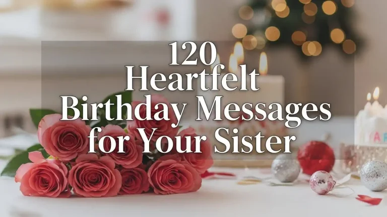 120 Heartfelt Birthday Messages for Your Sister