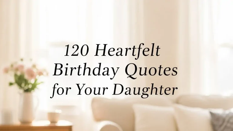 120 Heartfelt Birthday Quotes for Your Daughter